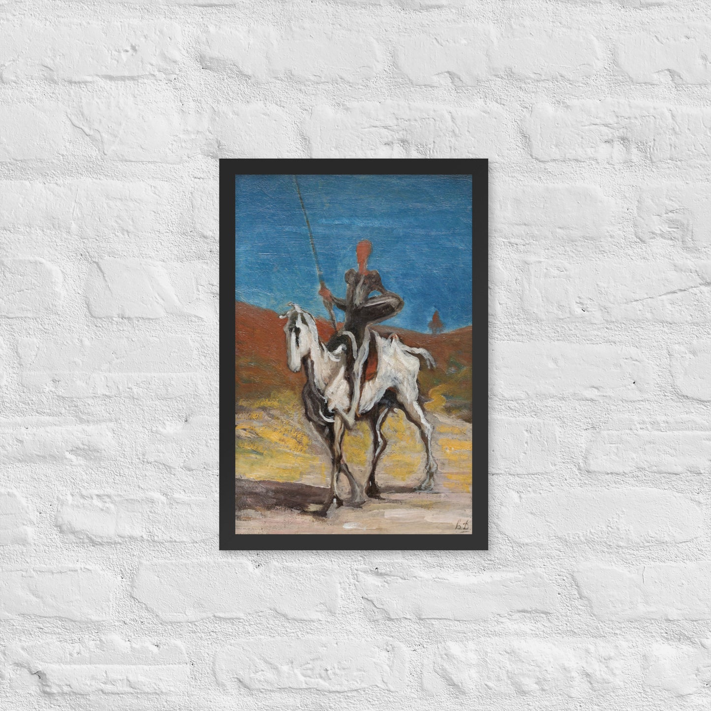 Don Quixote and Sancho Pansa by Honore Daumier