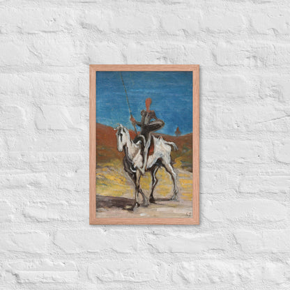 Don Quixote and Sancho Pansa by Honore Daumier