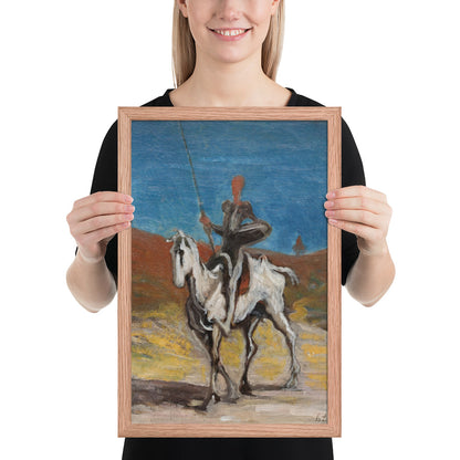 Don Quixote and Sancho Pansa by Honore Daumier