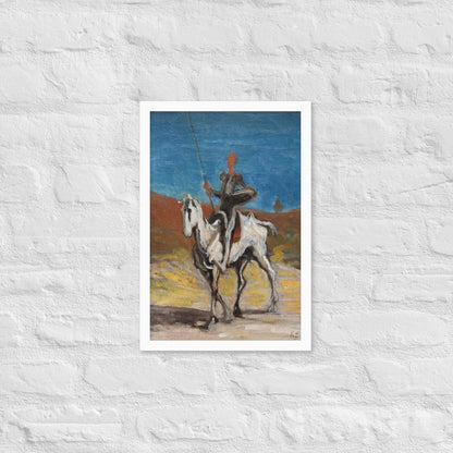 Don Quixote and Sancho Pansa by Honore Daumier