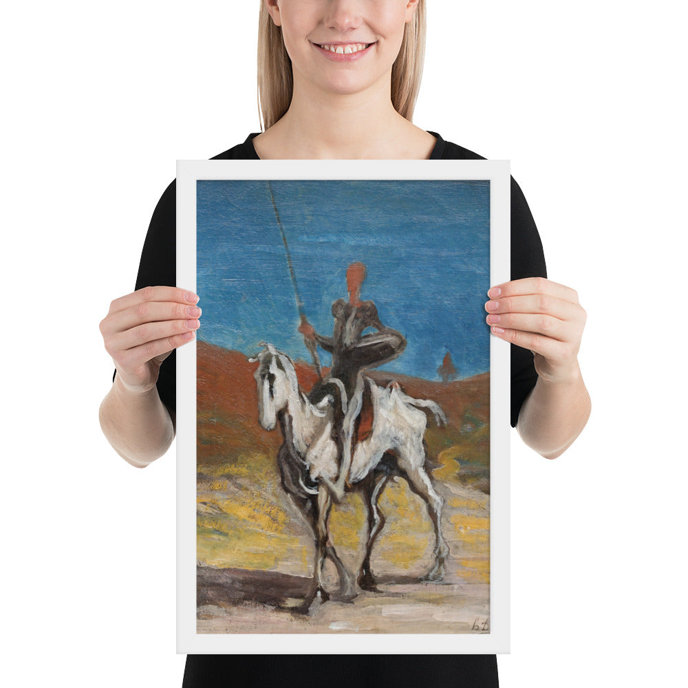 Don Quixote and Sancho Pansa by Honore Daumier