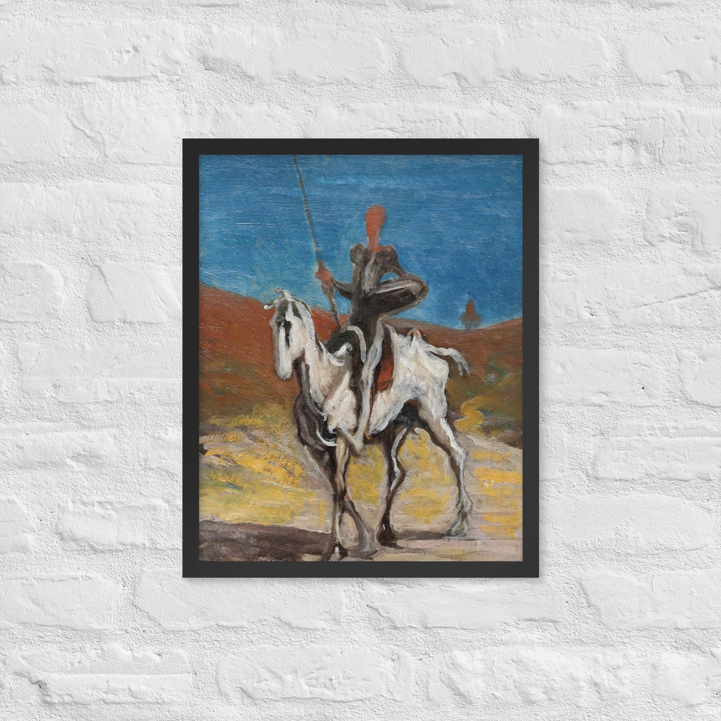 Don Quixote and Sancho Pansa by Honore Daumier