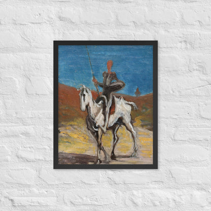 Don Quixote and Sancho Pansa by Honore Daumier