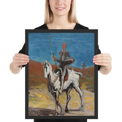 Don Quixote and Sancho Pansa by Honore Daumier