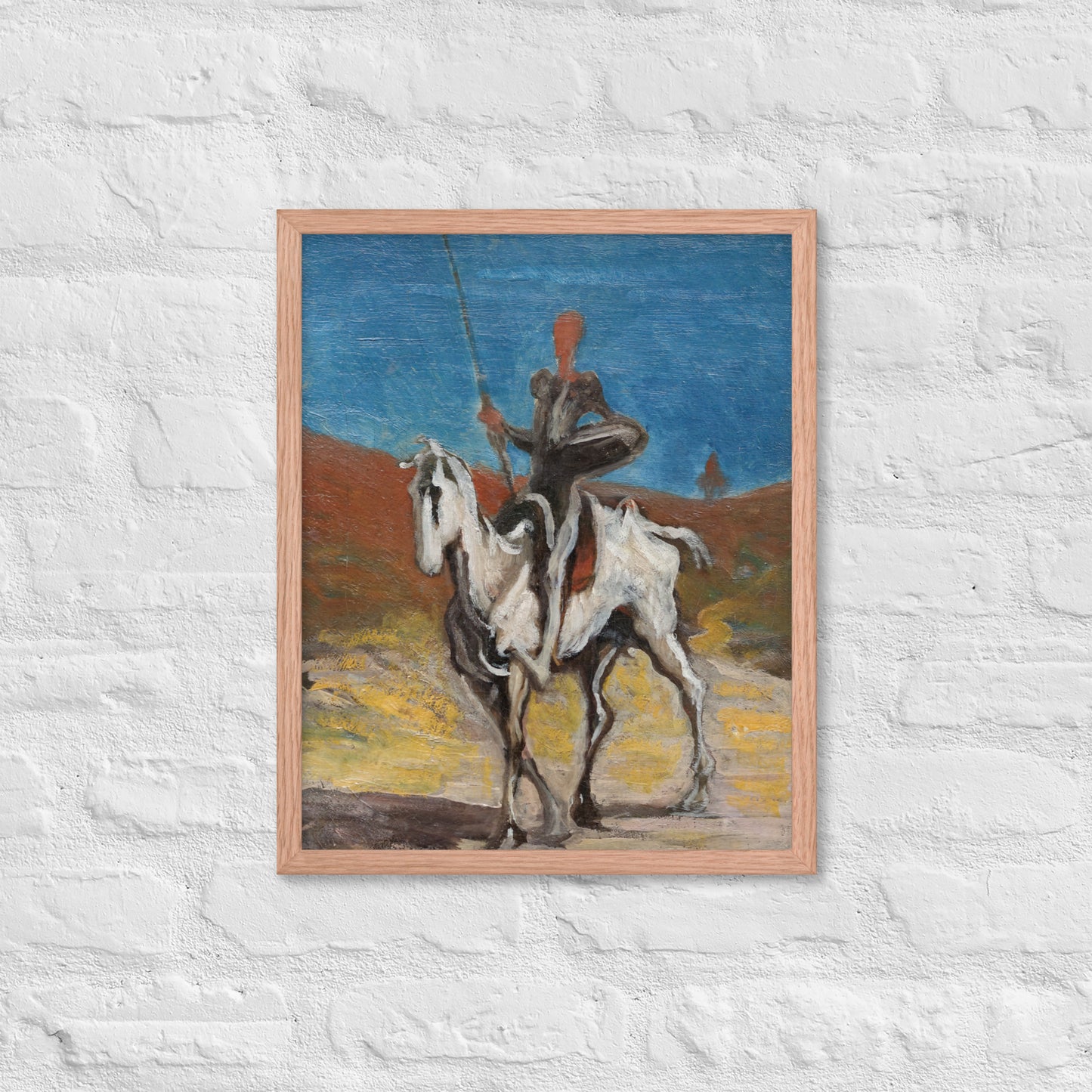 Don Quixote and Sancho Pansa by Honore Daumier