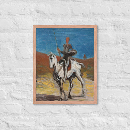 Don Quixote and Sancho Pansa by Honore Daumier