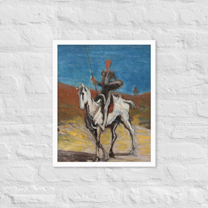 Don Quixote and Sancho Pansa by Honore Daumier