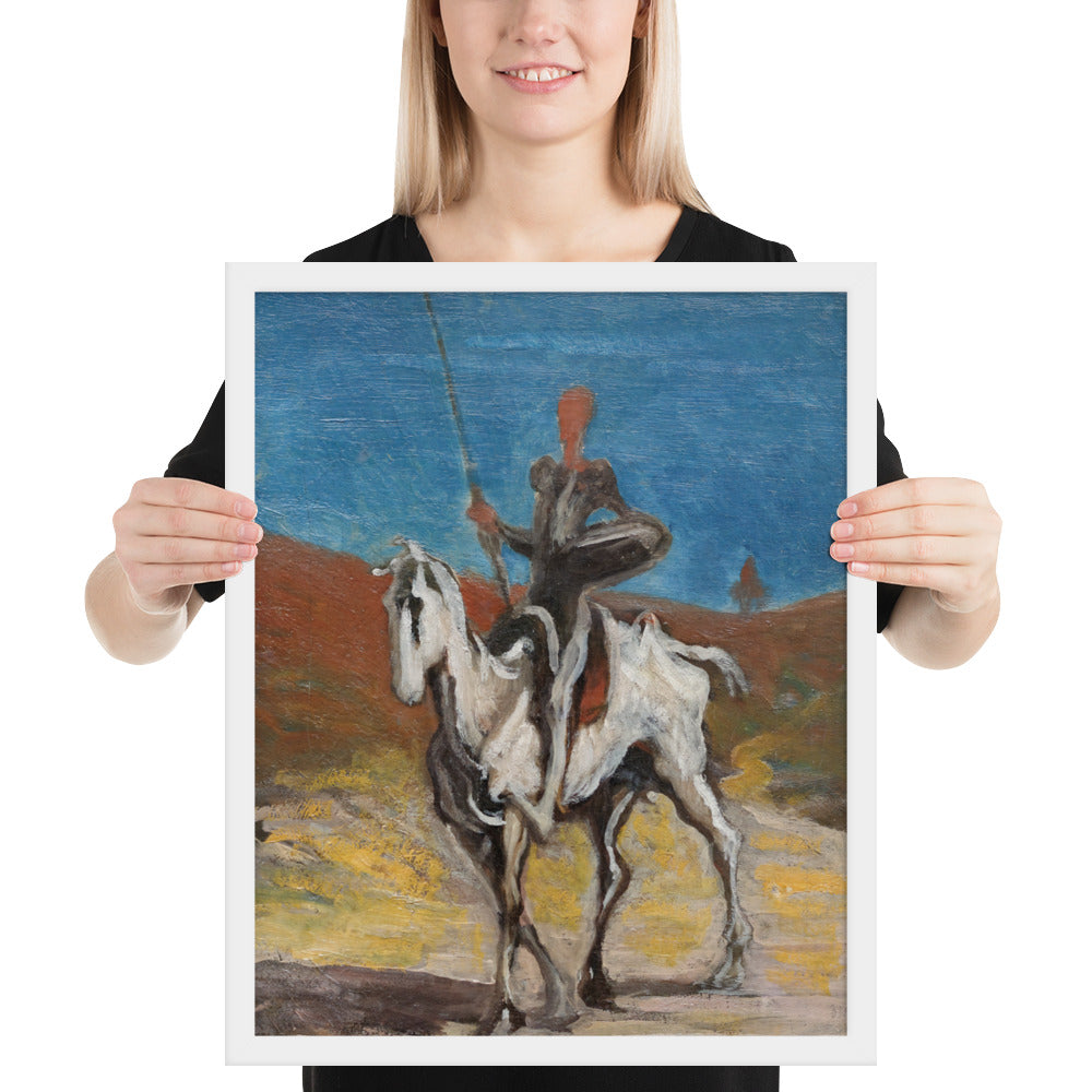 Don Quixote and Sancho Pansa by Honore Daumier