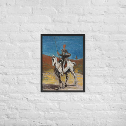 Don Quixote and Sancho Pansa by Honore Daumier