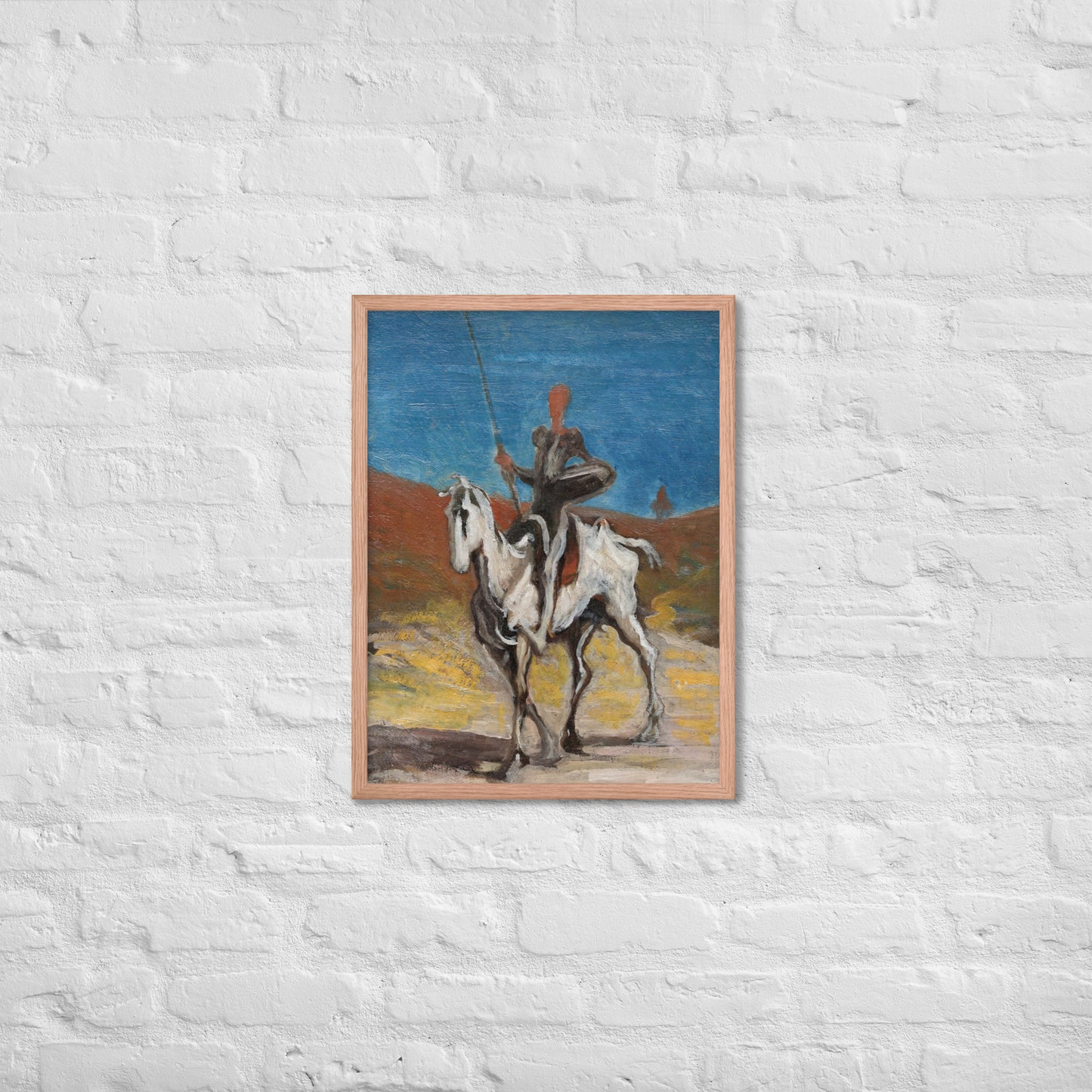 Don Quixote and Sancho Pansa by Honore Daumier