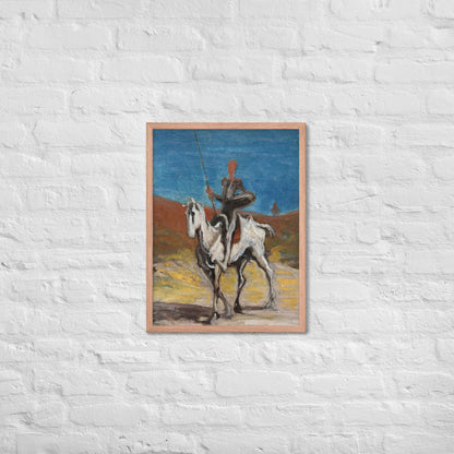 Don Quixote and Sancho Pansa by Honore Daumier