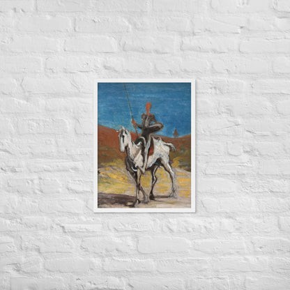 Don Quixote and Sancho Pansa by Honore Daumier