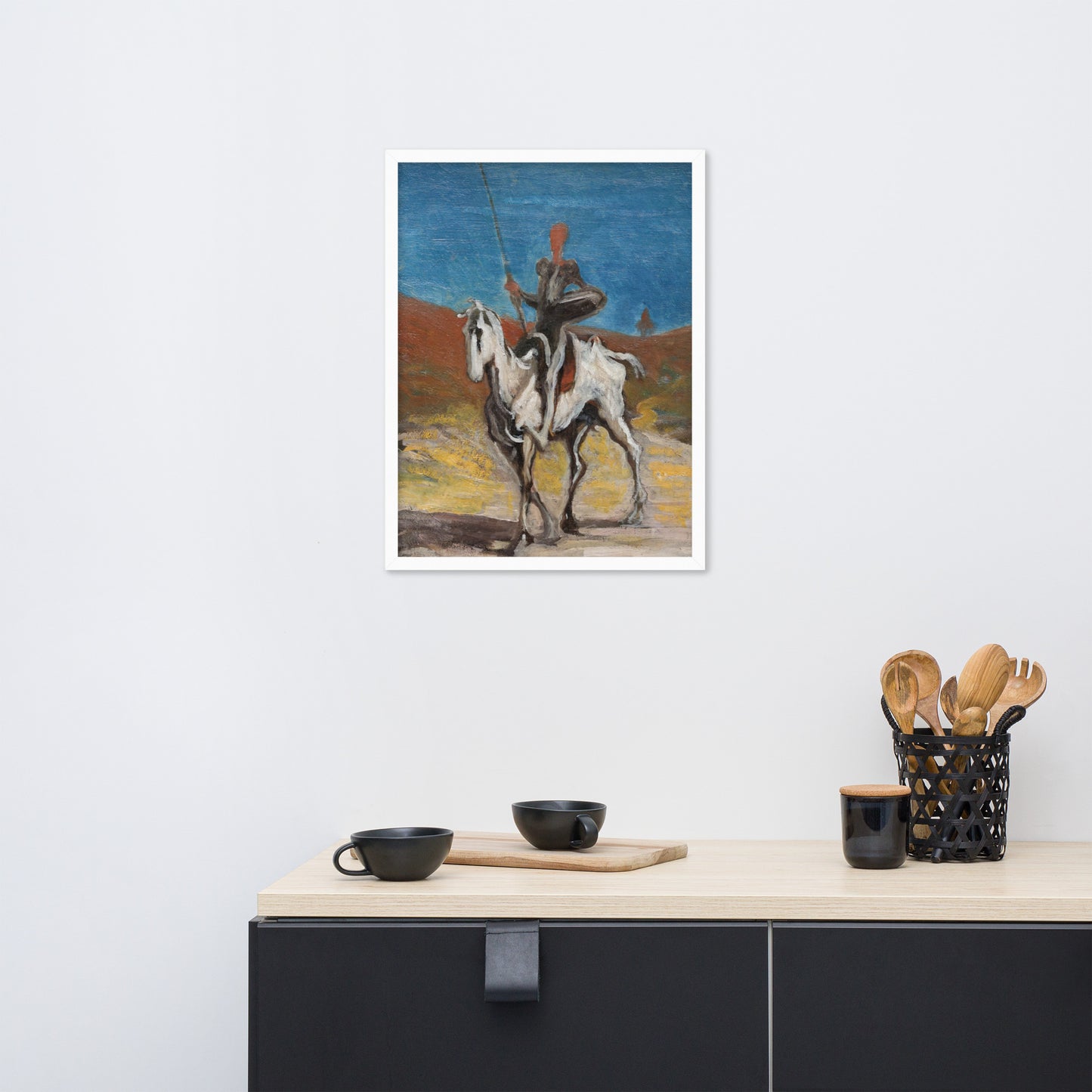 Don Quixote and Sancho Pansa by Honore Daumier