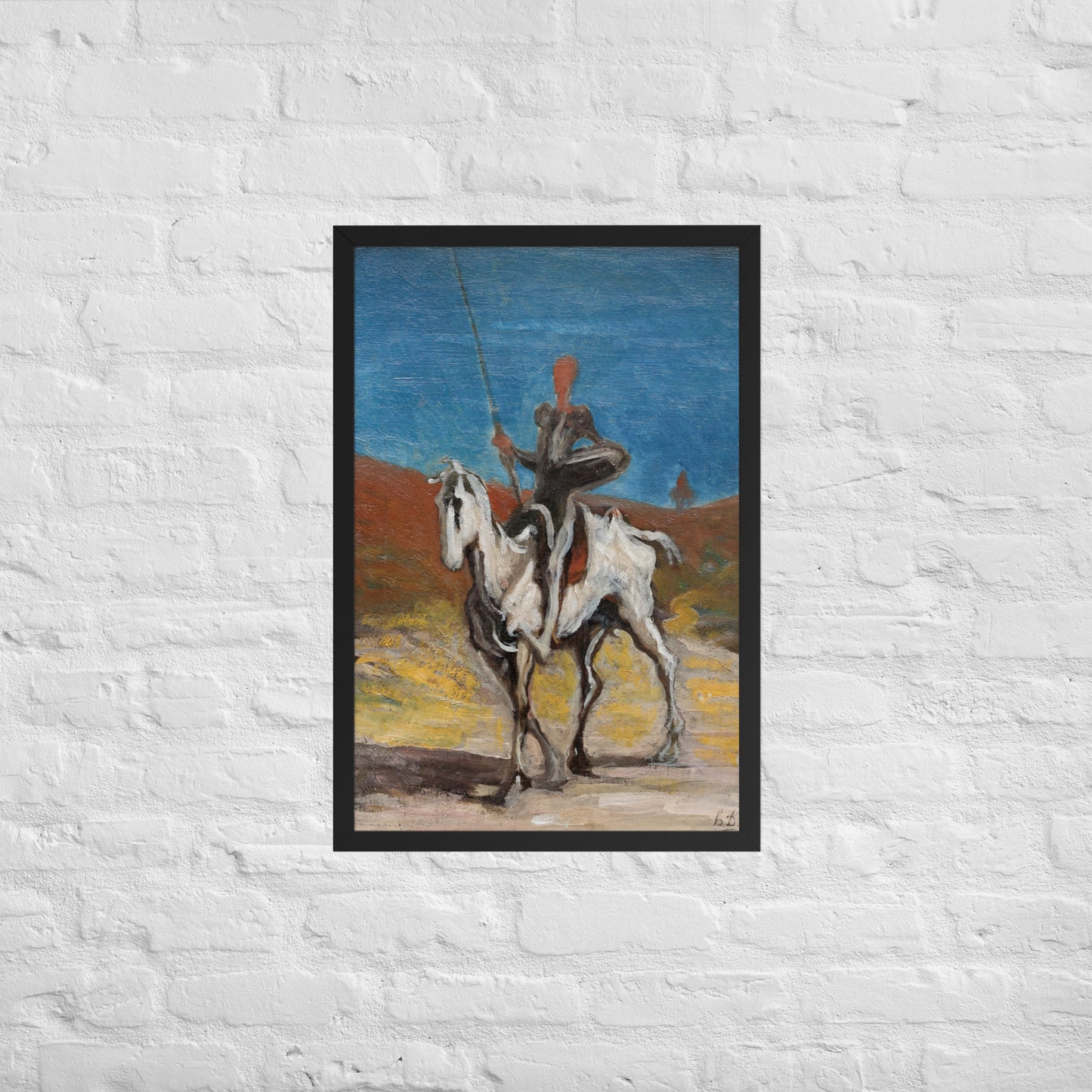 Don Quixote and Sancho Pansa by Honore Daumier