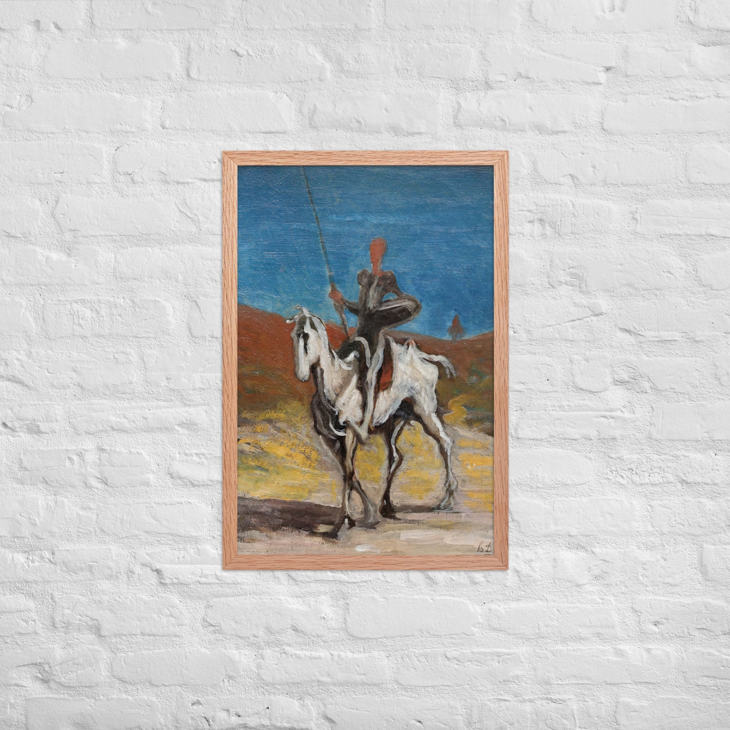 Don Quixote and Sancho Pansa by Honore Daumier