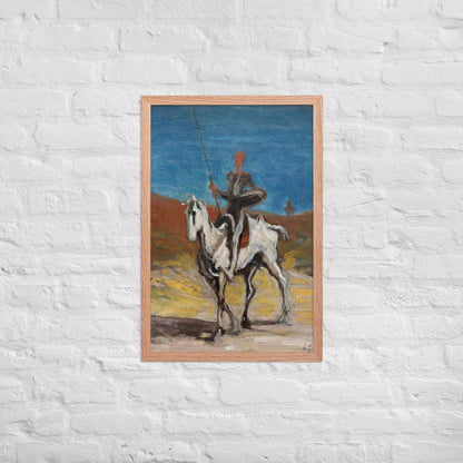Don Quixote and Sancho Pansa by Honore Daumier