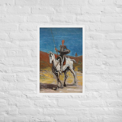 Don Quixote and Sancho Pansa by Honore Daumier