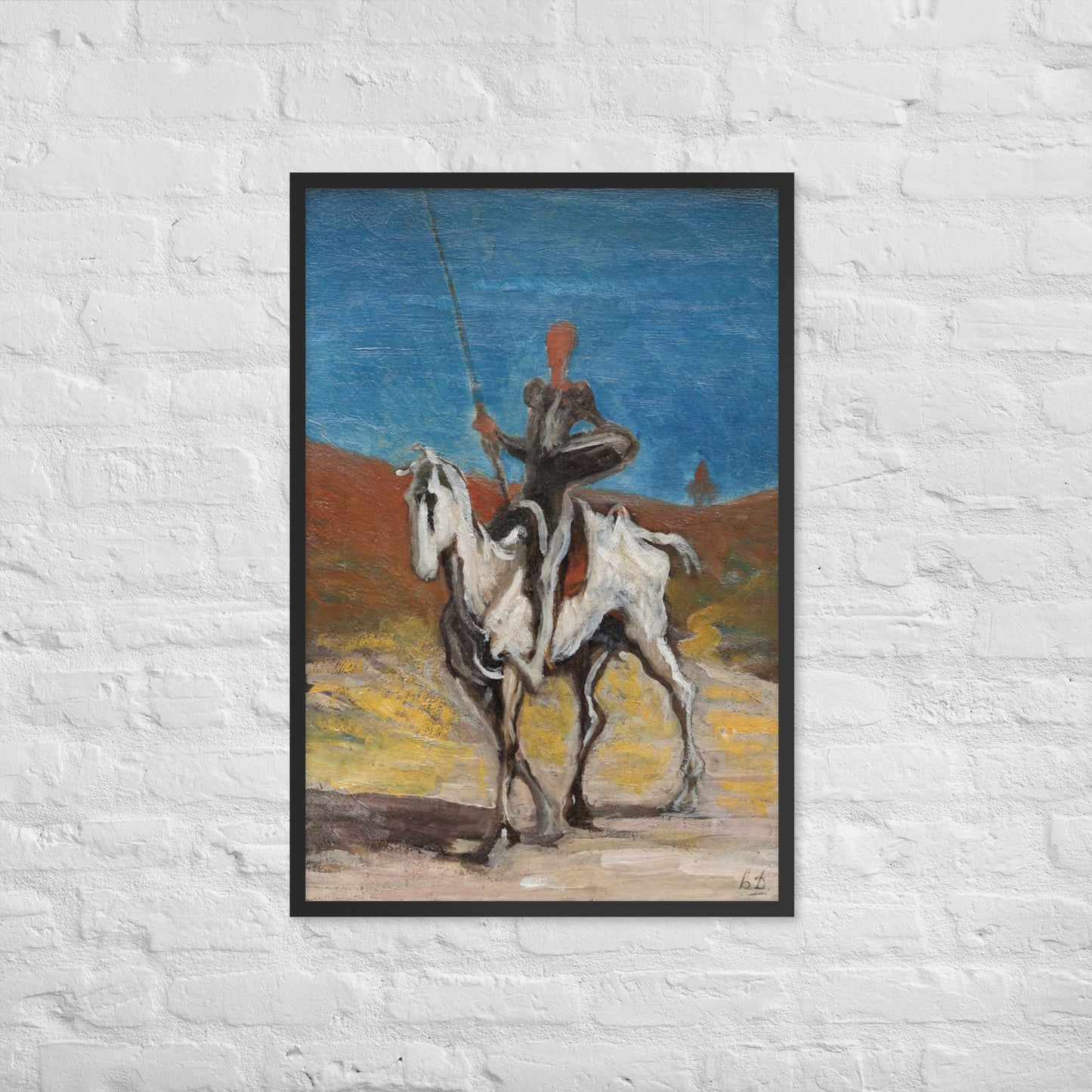 Don Quixote and Sancho Pansa by Honore Daumier