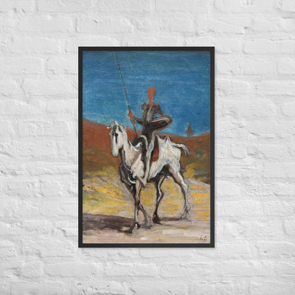 Don Quixote and Sancho Pansa by Honore Daumier