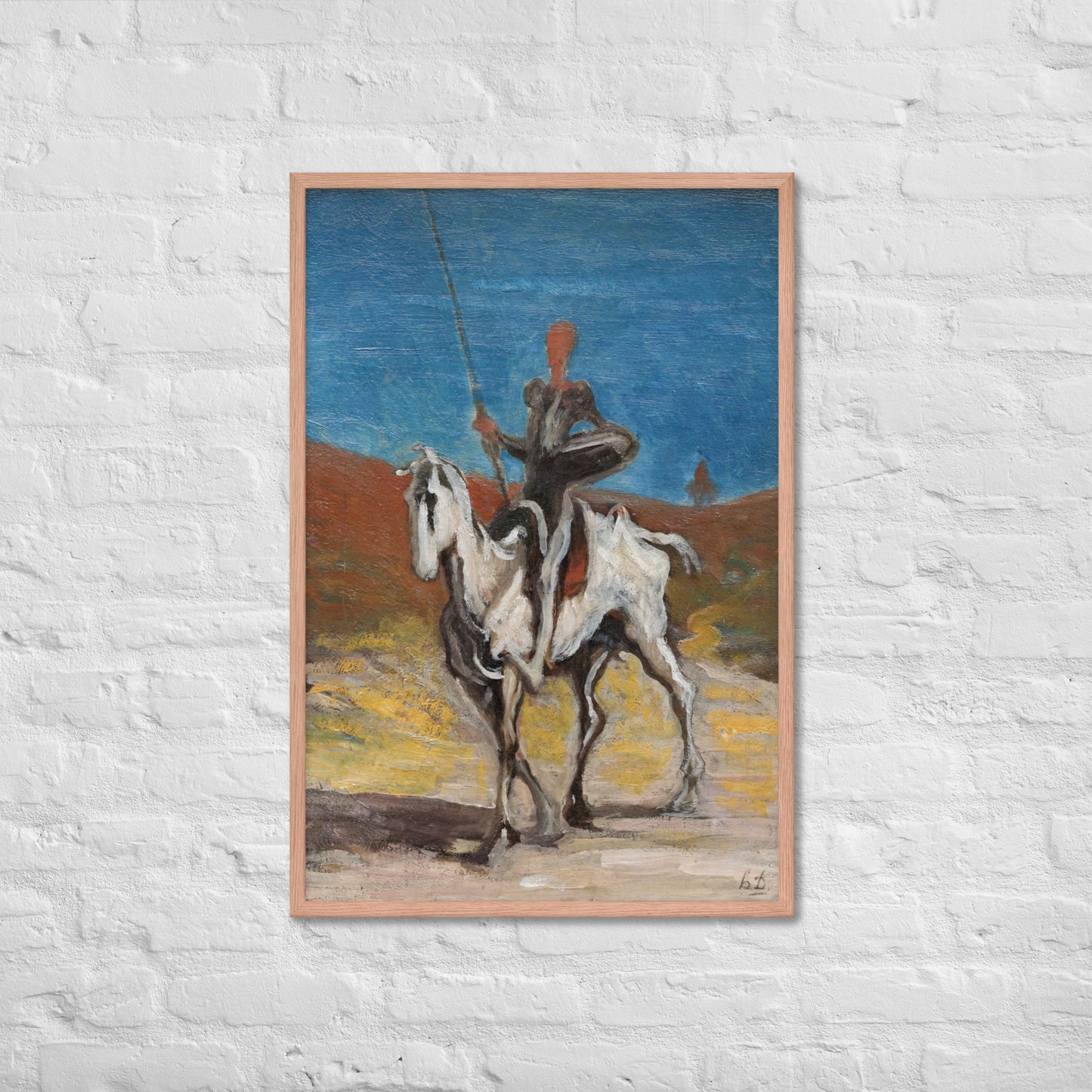 Don Quixote and Sancho Pansa by Honore Daumier