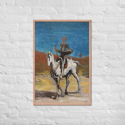 Don Quixote and Sancho Pansa by Honore Daumier