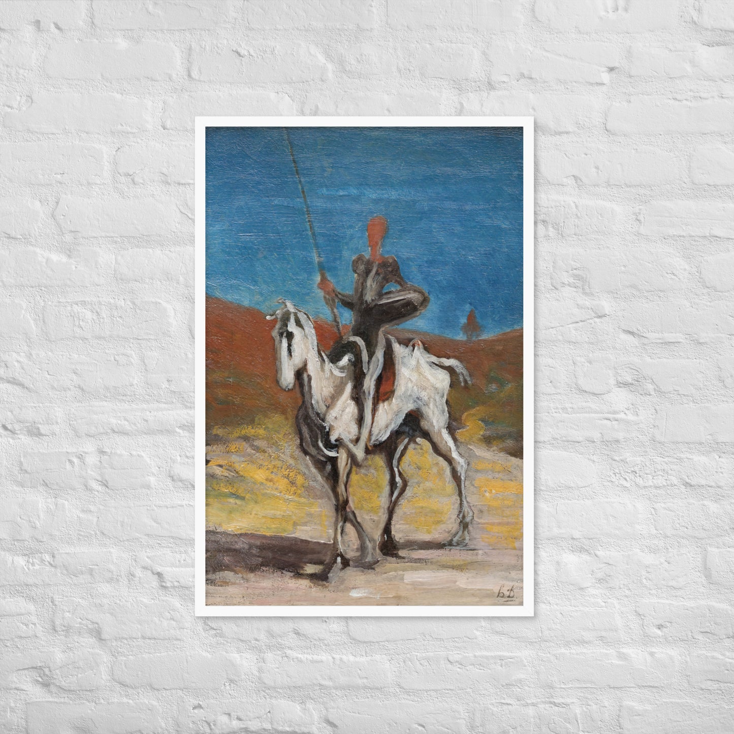 Don Quixote and Sancho Pansa by Honore Daumier