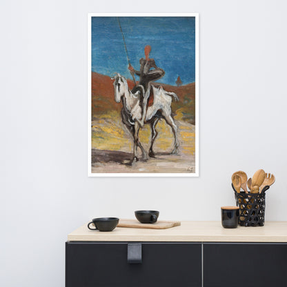 Don Quixote and Sancho Pansa by Honore Daumier