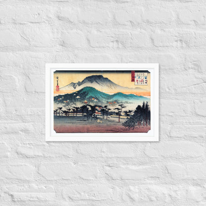 Evening Bell at Mii Temple by Utagawa Hiroshige