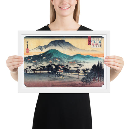 Evening Bell at Mii Temple by Utagawa Hiroshige