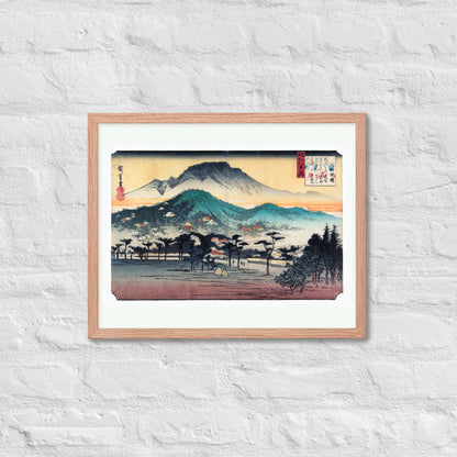 Evening Bell at Mii Temple by Utagawa Hiroshige