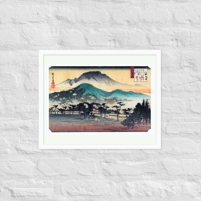 Evening Bell at Mii Temple by Utagawa Hiroshige