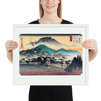 Evening Bell at Mii Temple by Utagawa Hiroshige
