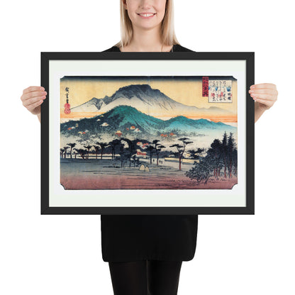 Evening Bell at Mii Temple by Utagawa Hiroshige