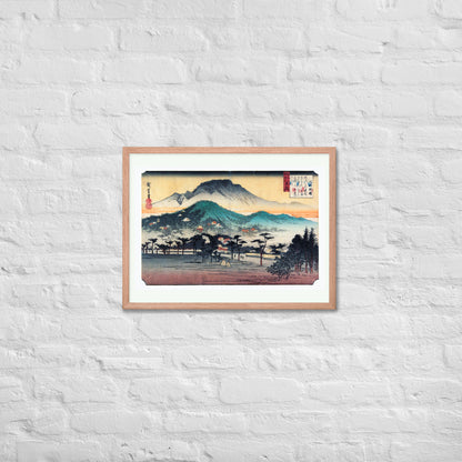 Evening Bell at Mii Temple by Utagawa Hiroshige