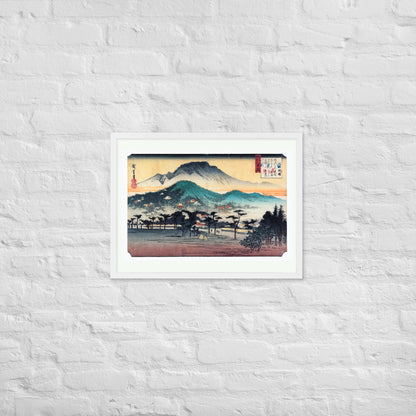 Evening Bell at Mii Temple by Utagawa Hiroshige
