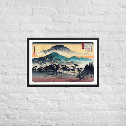 Evening Bell at Mii Temple by Utagawa Hiroshige