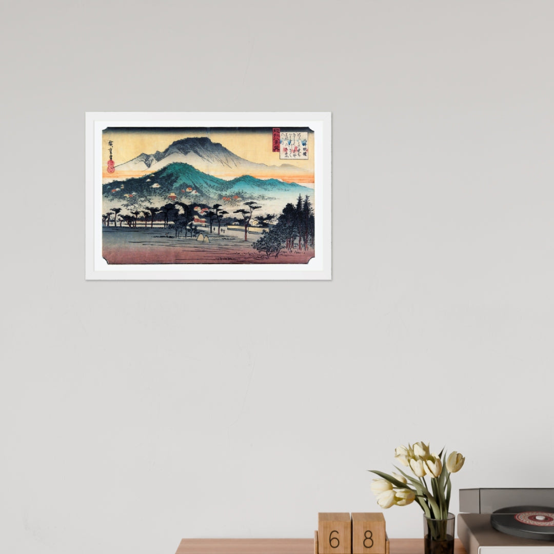 Evening Bell at Mii Temple by Utagawa Hiroshige