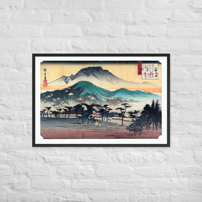Evening Bell at Mii Temple by Utagawa Hiroshige