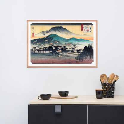 Evening Bell at Mii Temple by Utagawa Hiroshige