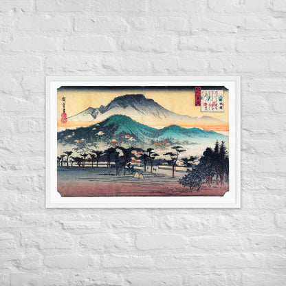 Evening Bell at Mii Temple by Utagawa Hiroshige