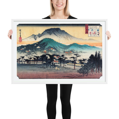 Evening Bell at Mii Temple by Utagawa Hiroshige