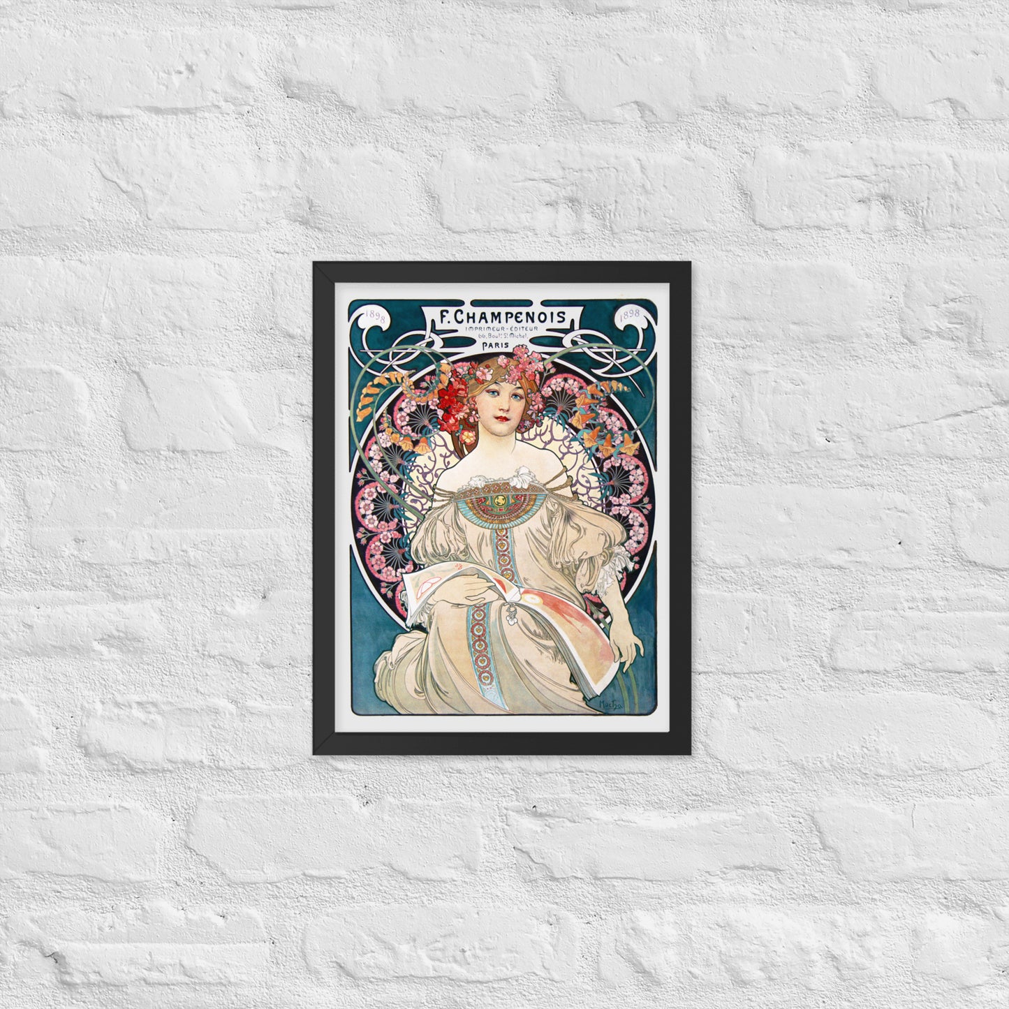 F. Champenois by Alphonse Maria Mucha