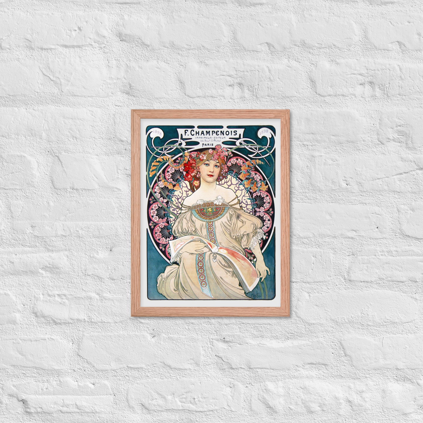 F. Champenois by Alphonse Maria Mucha