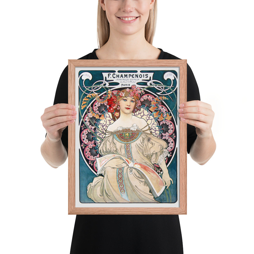 F. Champenois by Alphonse Maria Mucha