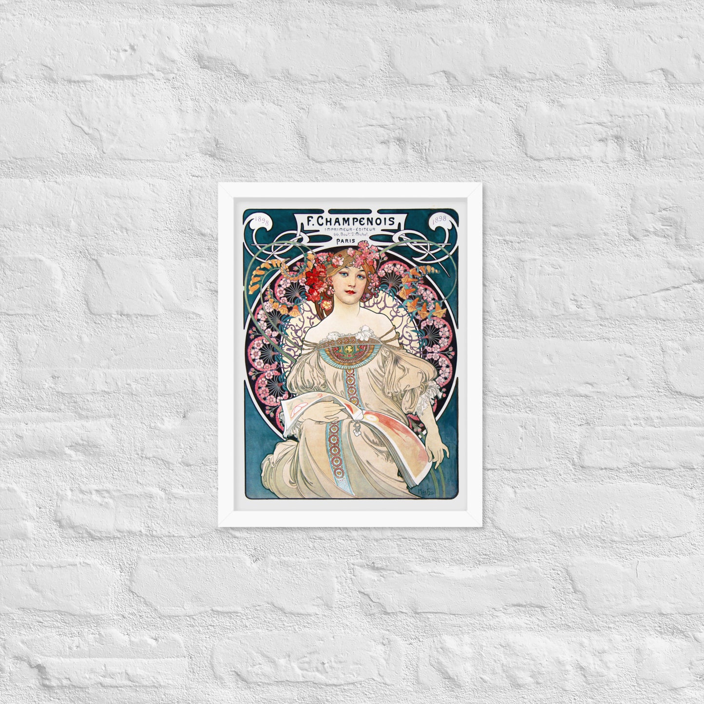 F. Champenois by Alphonse Maria Mucha