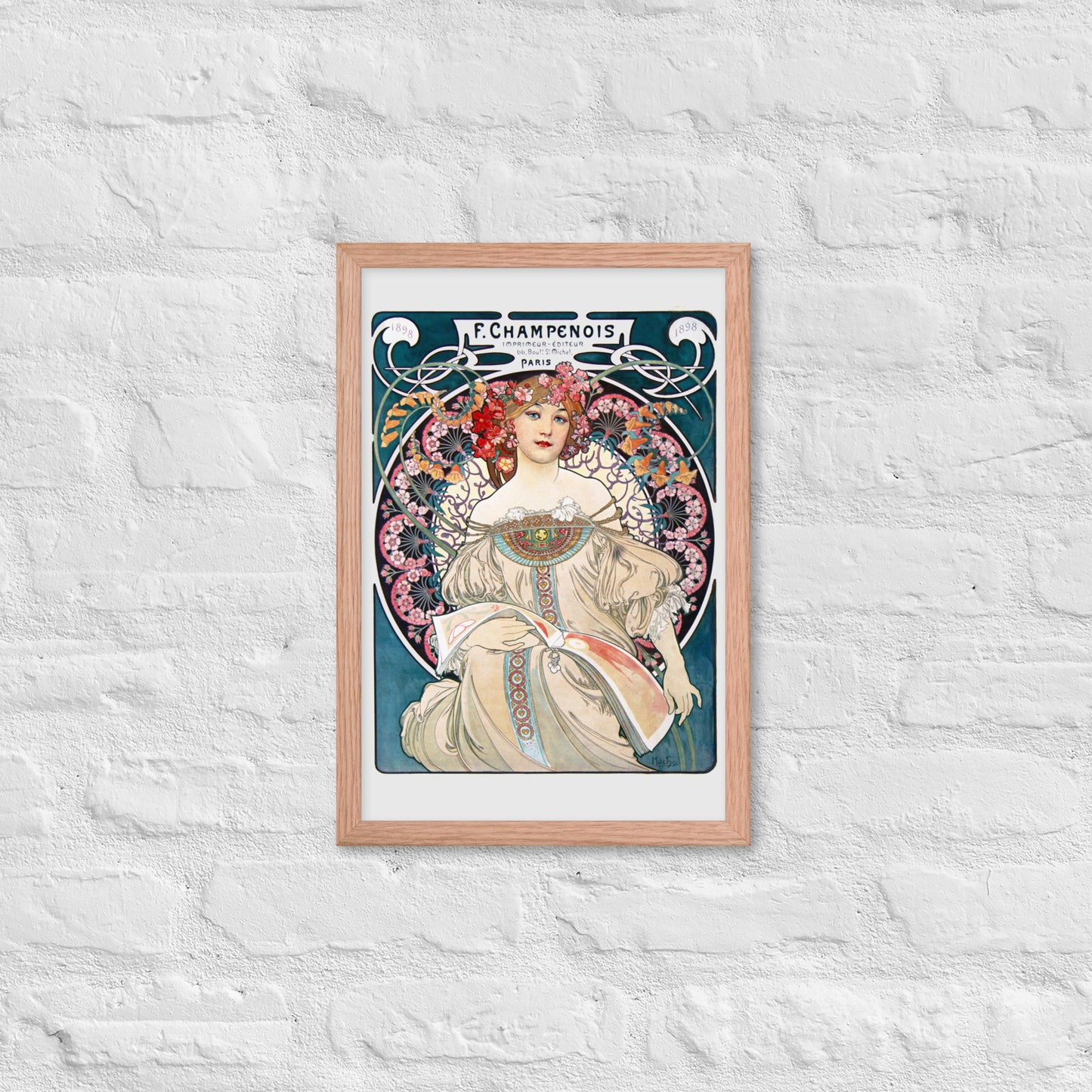 F. Champenois by Alphonse Maria Mucha