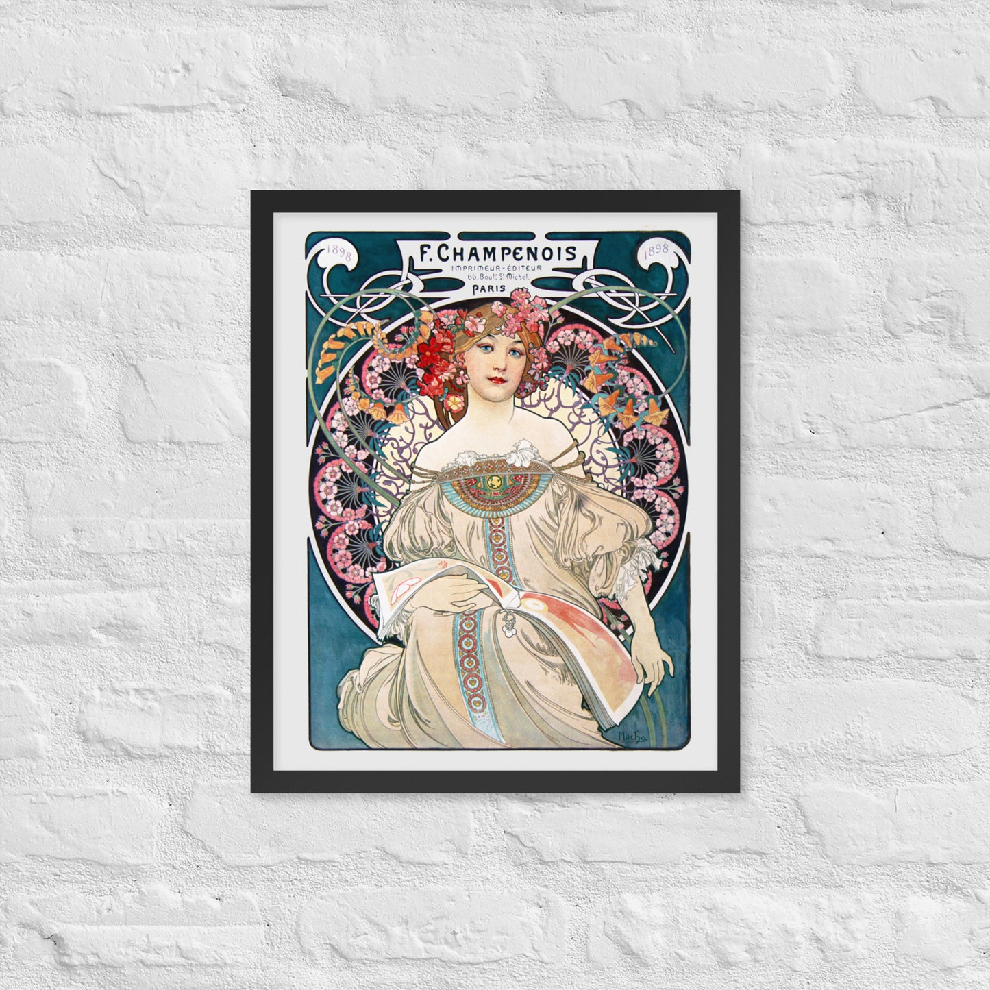 F. Champenois by Alphonse Maria Mucha