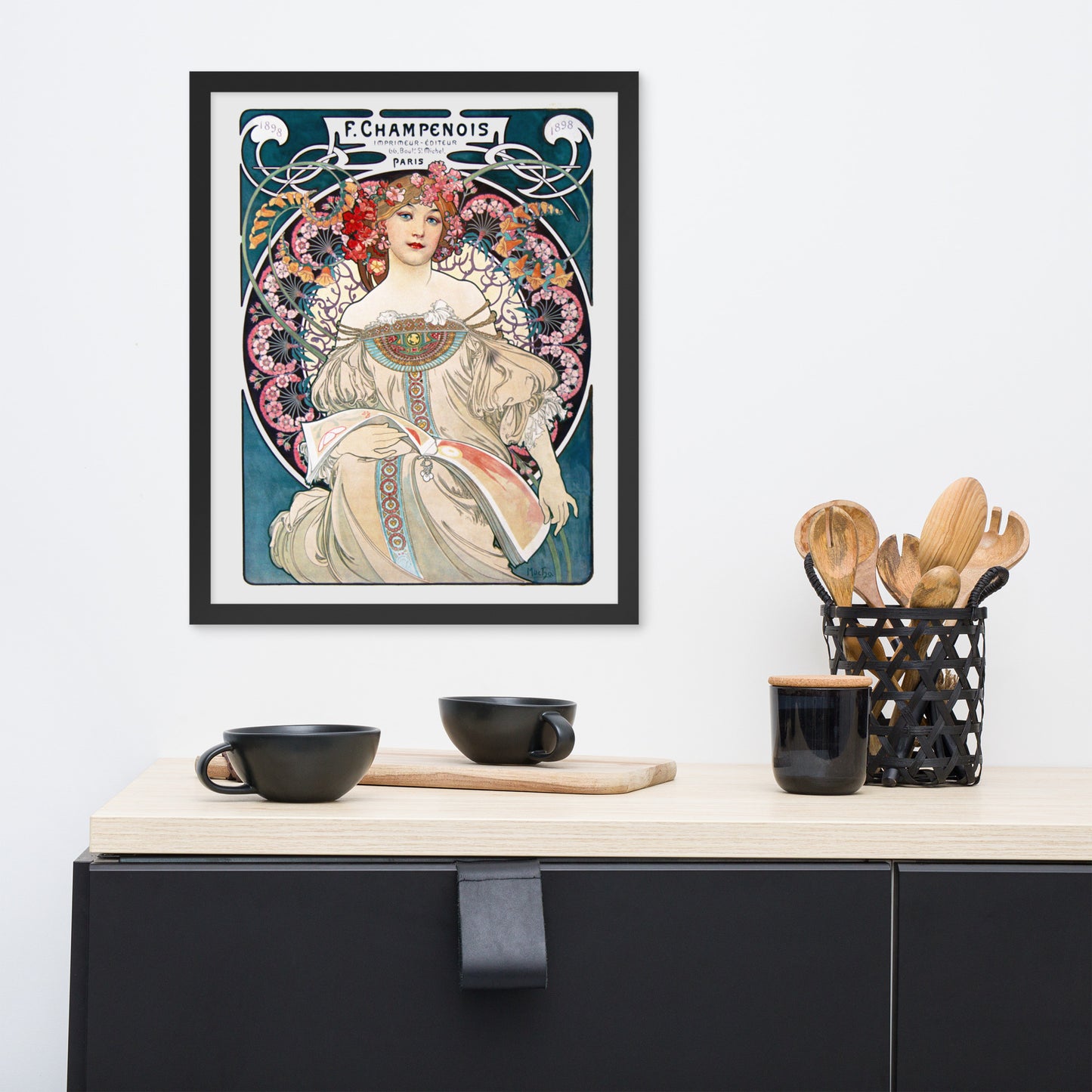 F. Champenois by Alphonse Maria Mucha