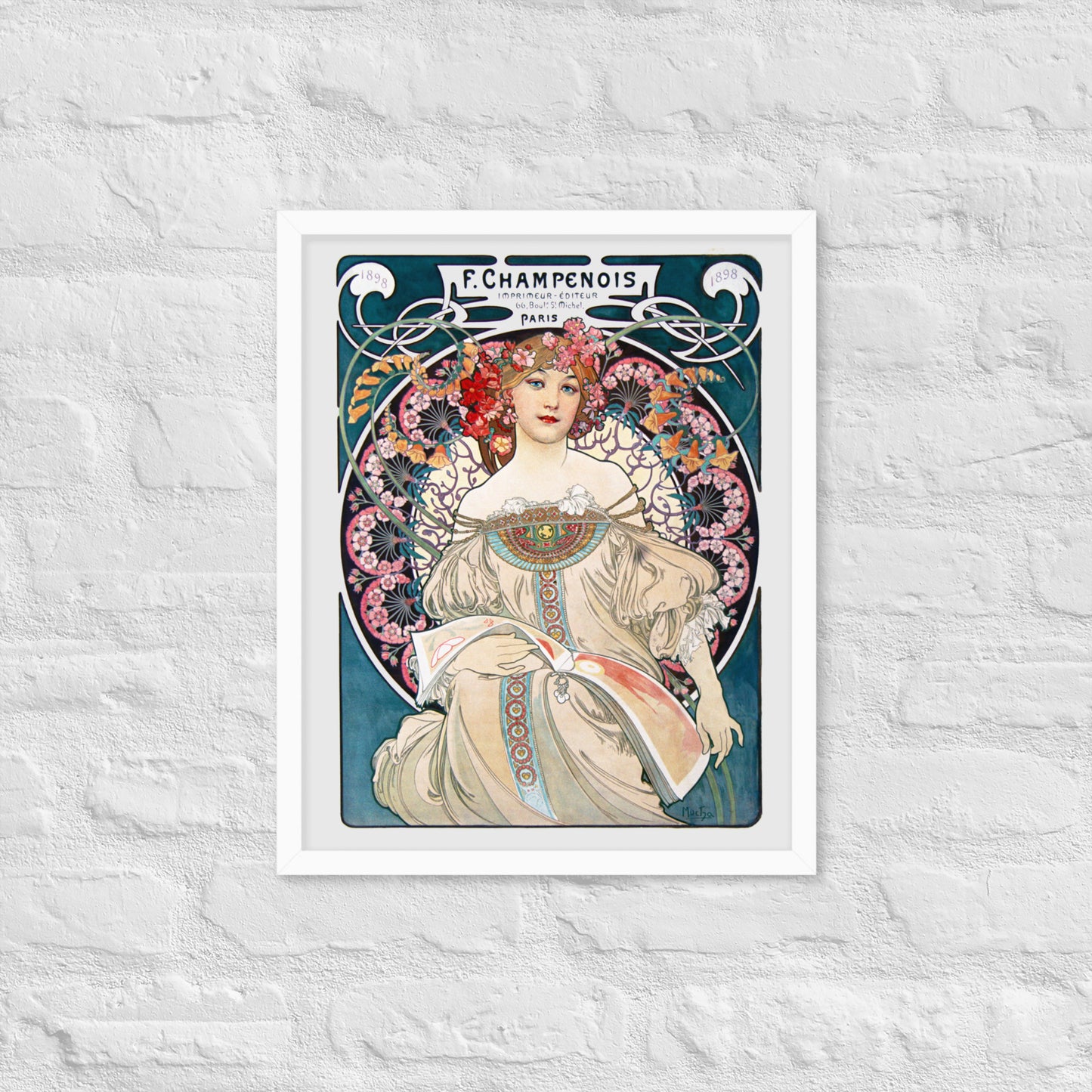 F. Champenois by Alphonse Maria Mucha