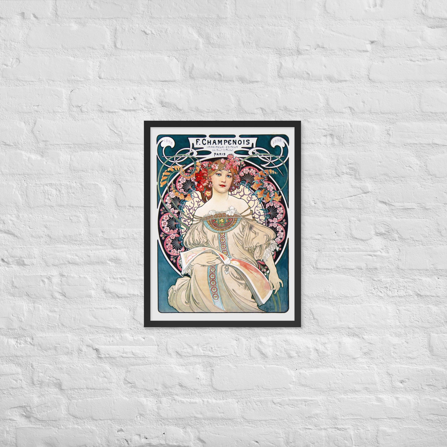 F. Champenois by Alphonse Maria Mucha